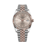 Date just rose gold sundust dial 41mm